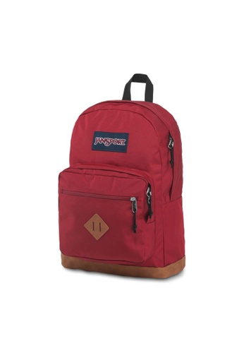 jansport city view backpack viking red