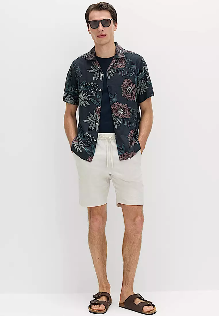 Linen Rich Hawaiian Shirt