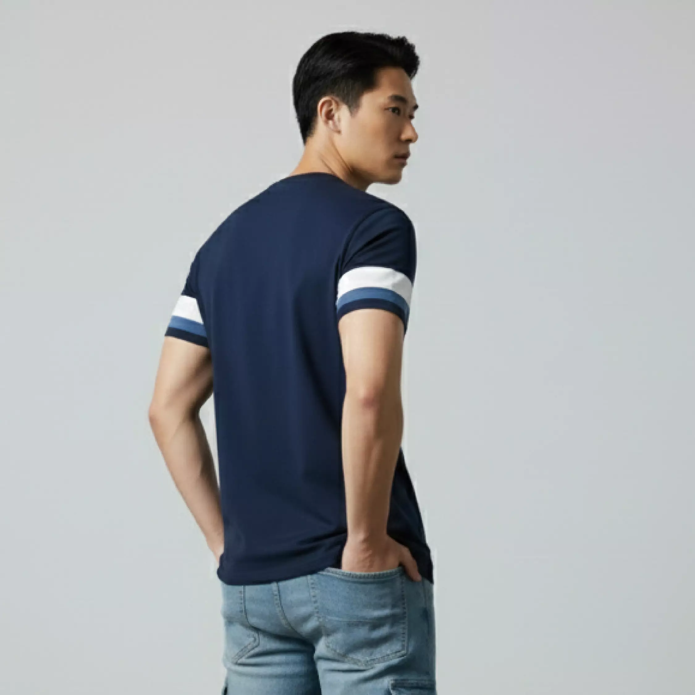 Kale Dios Navy / Tshirt Pria Premium Cotton  Lengan Pendek