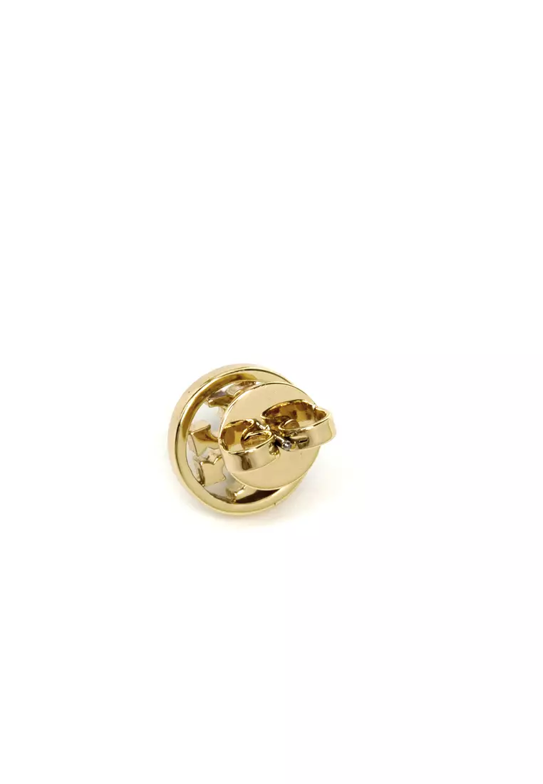 TORY BURCH 18K Gold-Plated Brass Stud Earrings