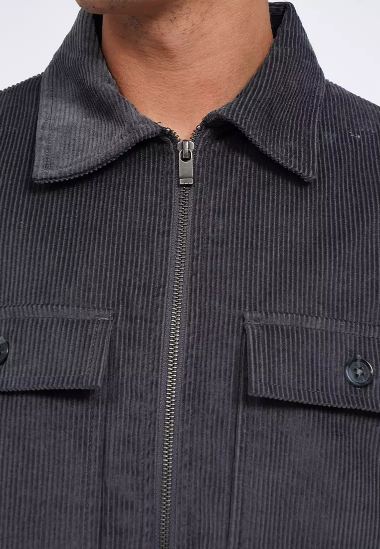 Full Zip Corduroy Jacket