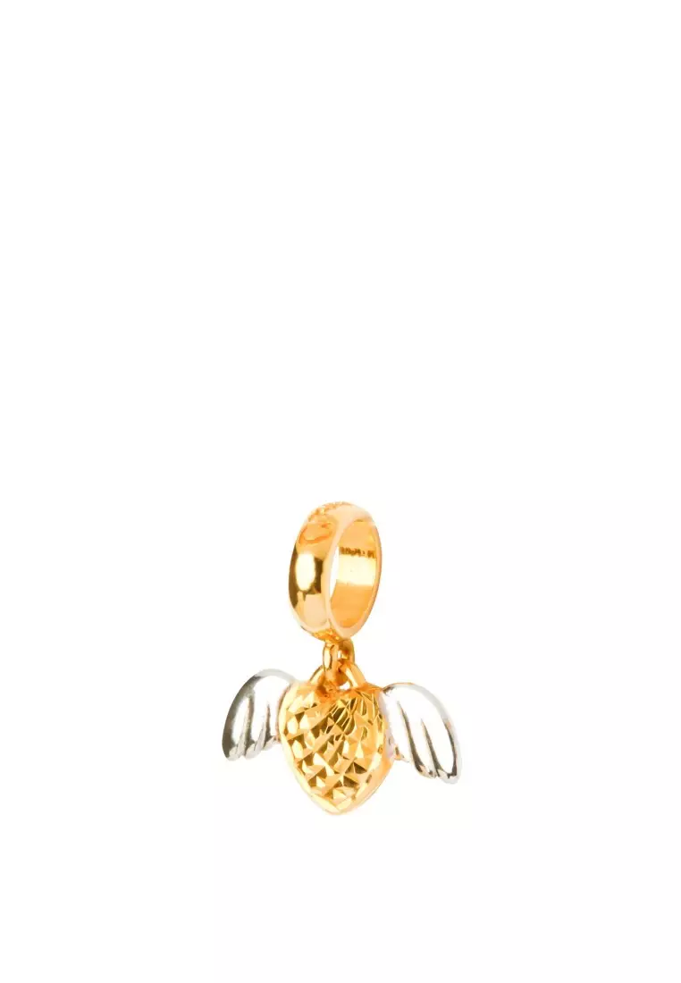 Buy TOMEI Wing of My Love Charm, Yellow Gold 916 (TM-YG0340P-2C) (1.56G ...