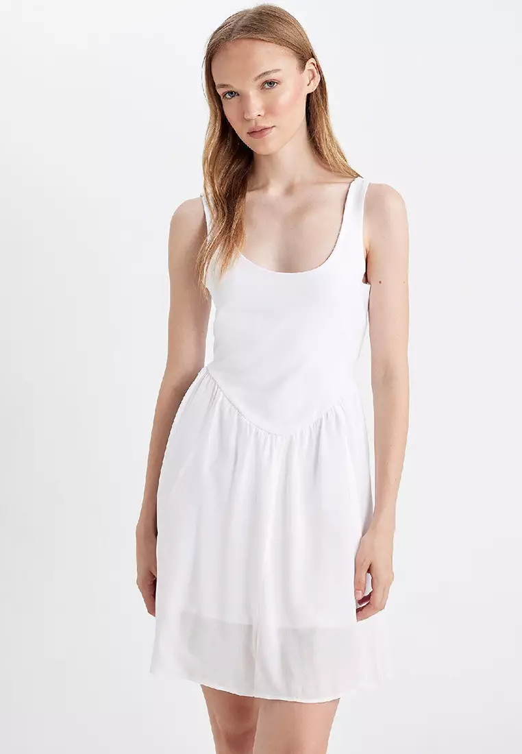 Gathered Waist Dress