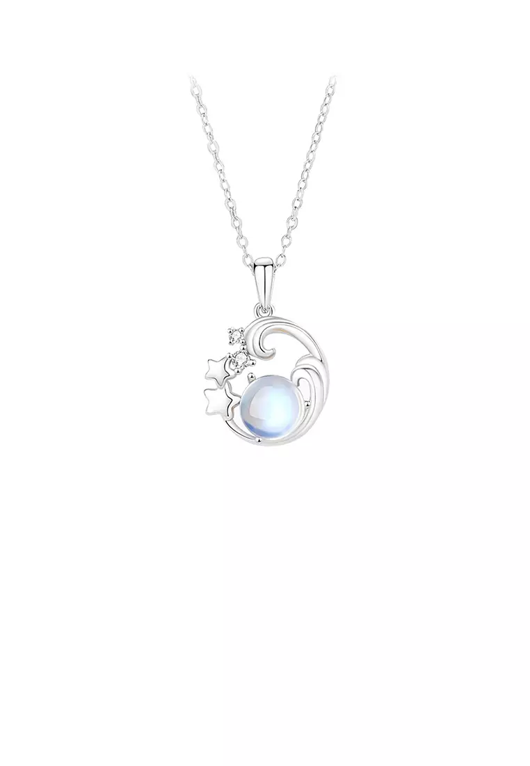 White moonstone pendant best sale
