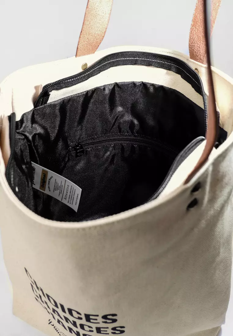 Tas Totebag Penutup Resleting Kana Series