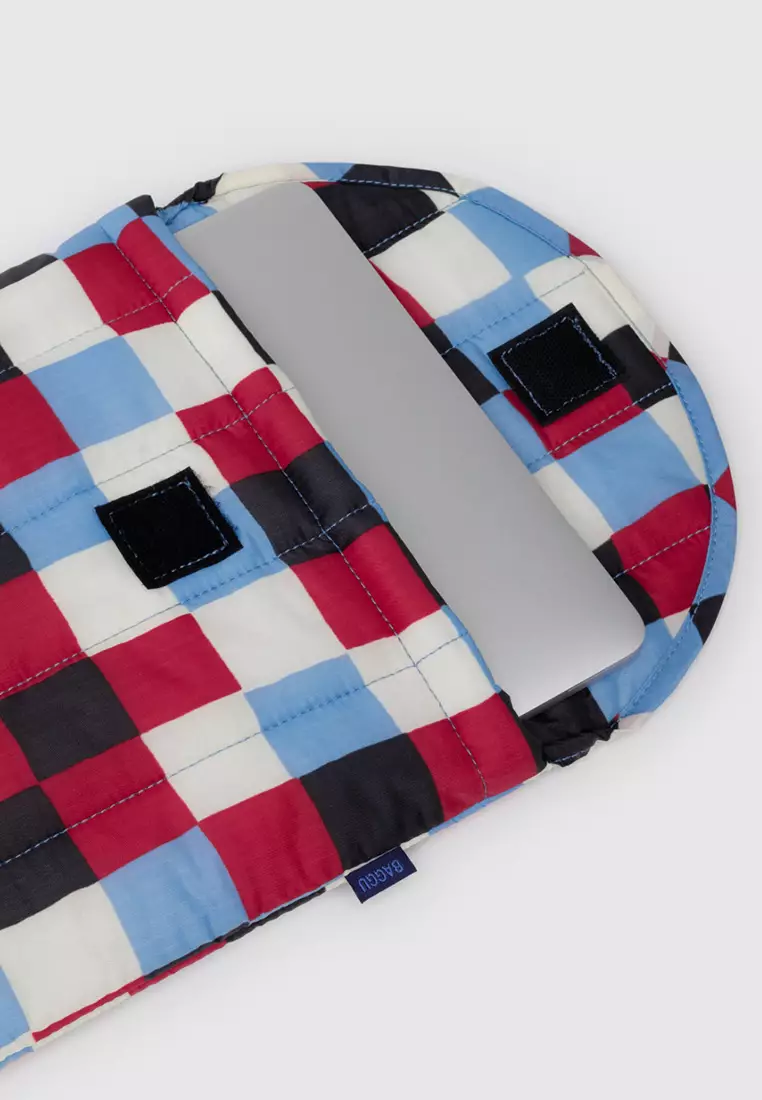BAGGU - Puffy Laptop Sleeve 13"/14" - Painted Check