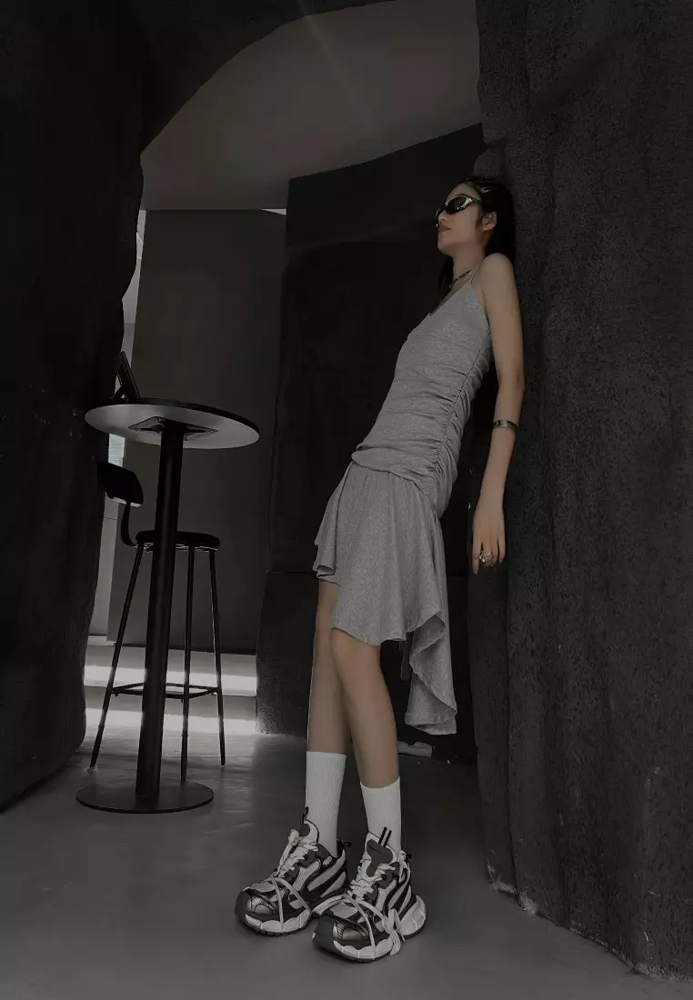 Asymmetrical Mini Dress