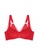 ZITIQUE red Women's Non-wired Front Buckle Thin Pad Bra - Red BBCF3US5645AAFGS_1
