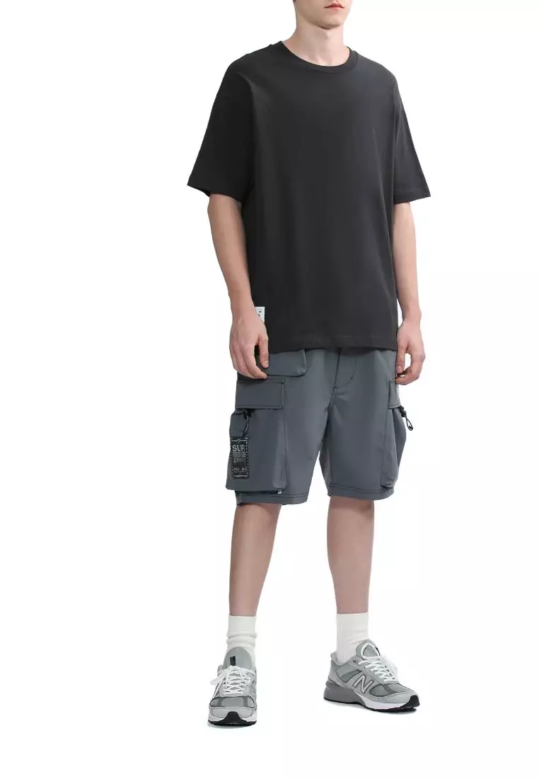 Mens cargo sweat shorts hot sale