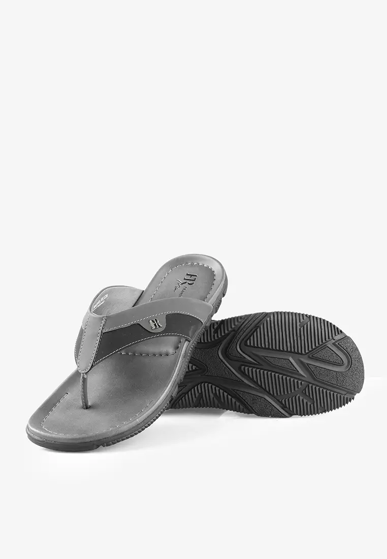 Sandal Jepit Pria Flip Flop Kulit Anti Slip M.Marvel 01