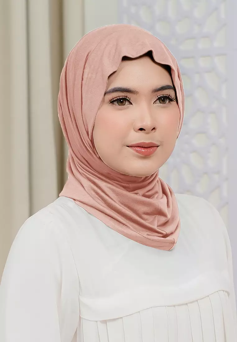 HIJAB INSTAN LUMA - PEACH PINK