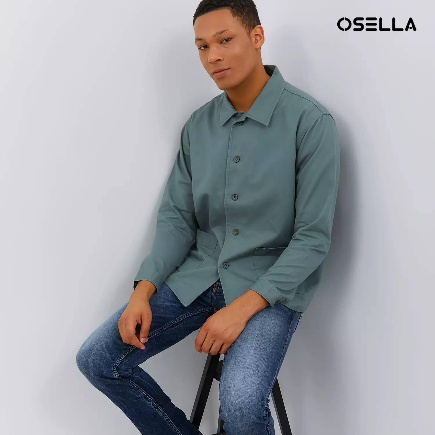 [NEW] Osella Utility Jacket 20614004 | Jaket Pria Warna Dusty Green