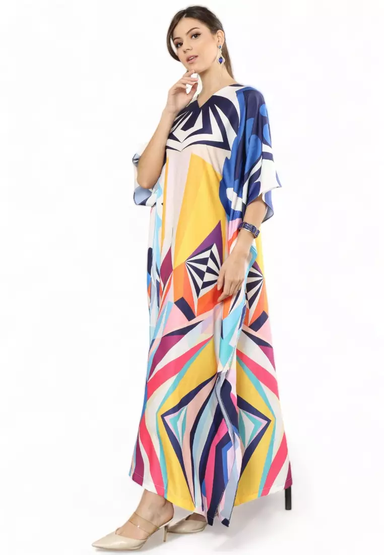 Kanzi Exclusive Short Sleeve Kaftan