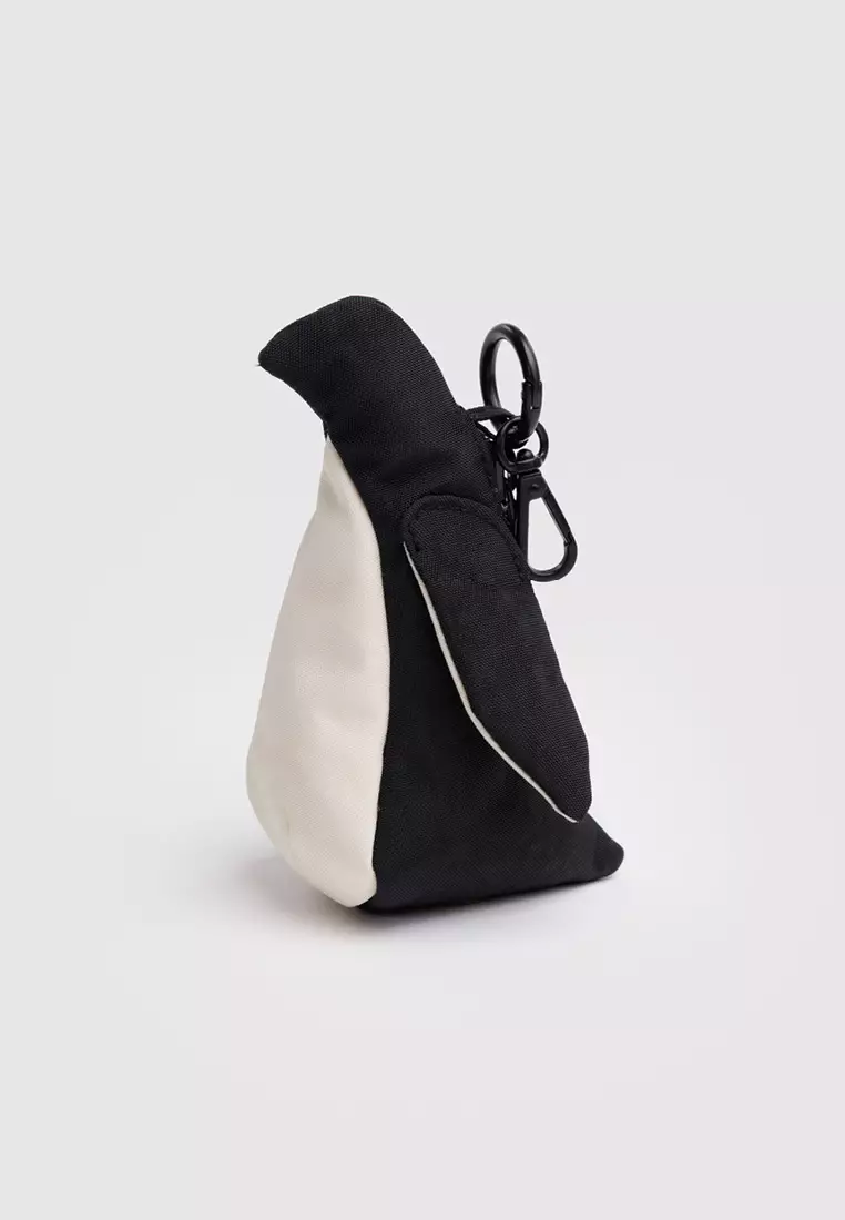 BAGGU - Penguin Charm - Black & White
