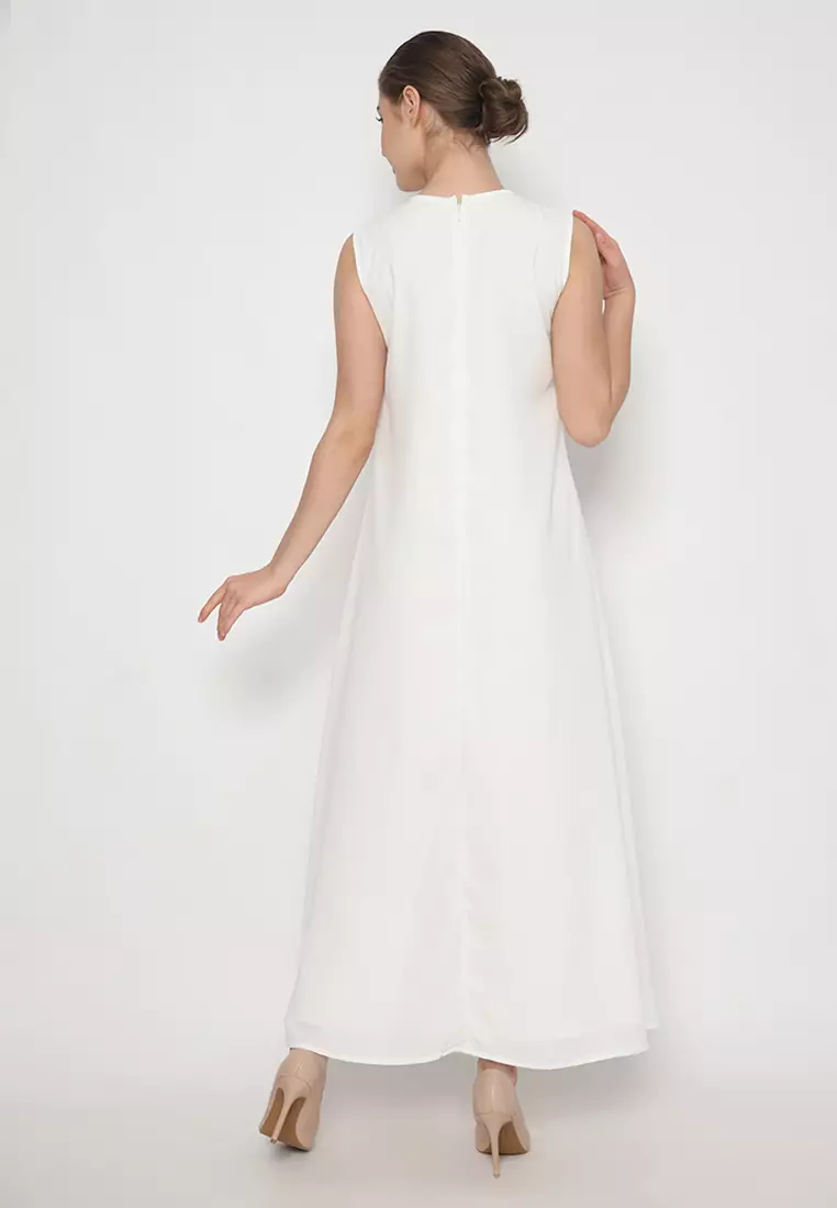 Lavani Manset Dress Broken White