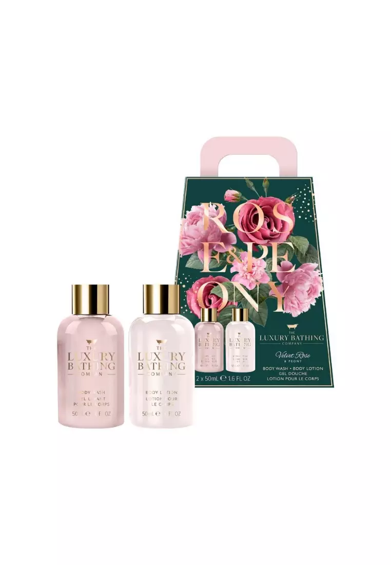 Buy Grace Cole The Luxury Bathing Velvet Rose & Peony Body Duo Gift Set ...