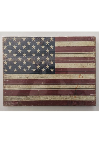 Buy Tong Ging Home Decor Artwork Usa Flag Frame Classic Series Online Zalora Malaysia