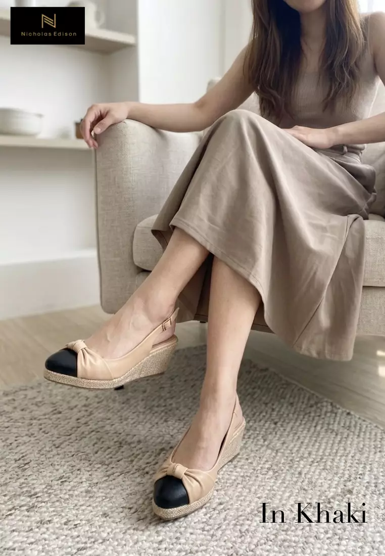 Wedge Emina Khaki