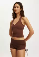 SOFT TANK　704545 Buy Cotton On Body Ultra Soft Plunge Front Racer Tank Top 2026