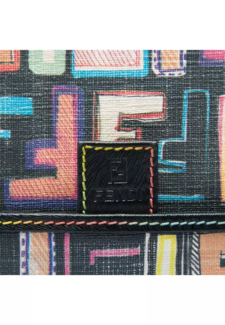 Pre-Loved Fendi Multicolor Zucca Spalmati Forever Crossbody