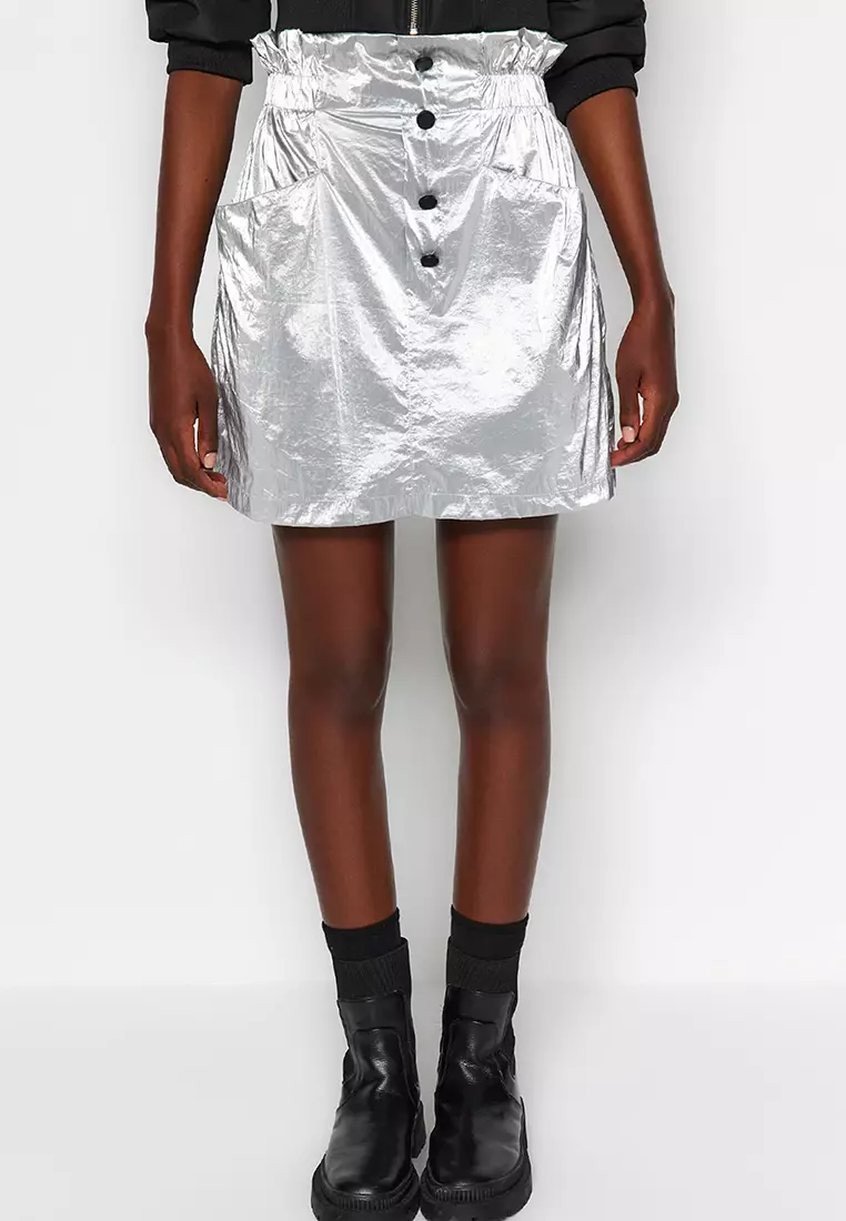 Metallic skirt discount online