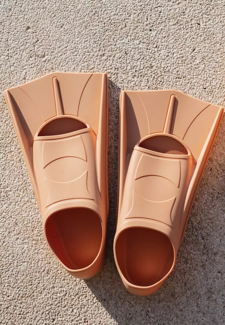Kids Swim Fins, Aksesoris Renang Anak - Natural Sand
