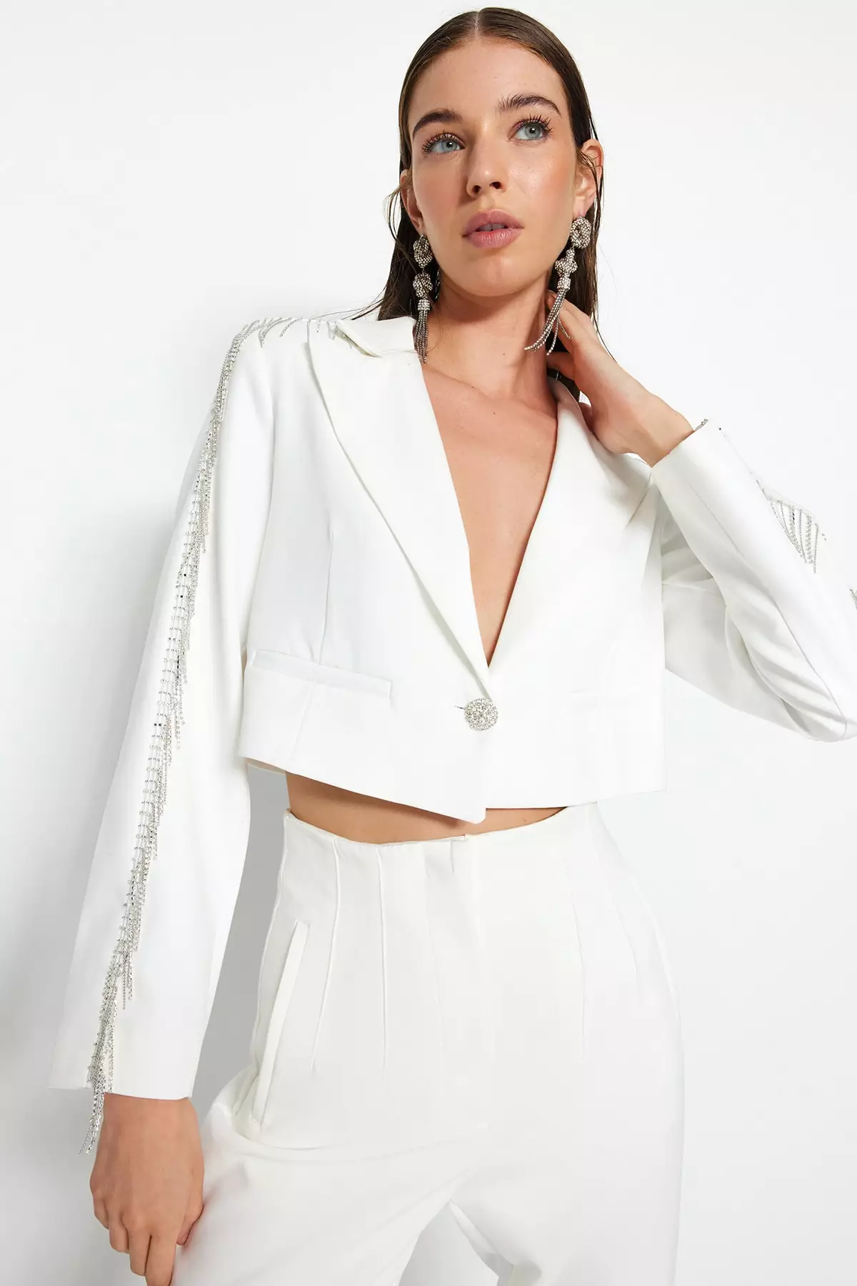 Fringe blazer hotsell