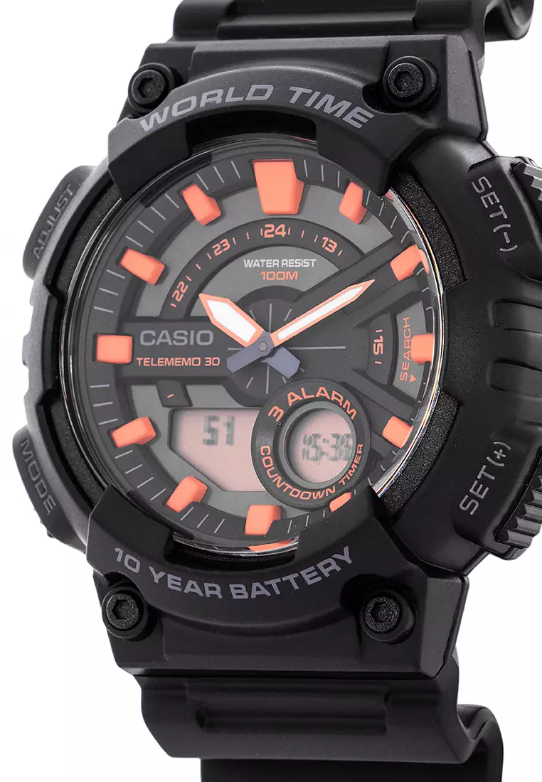 Digital Analog Watch AEQ-110W-1A2VDF