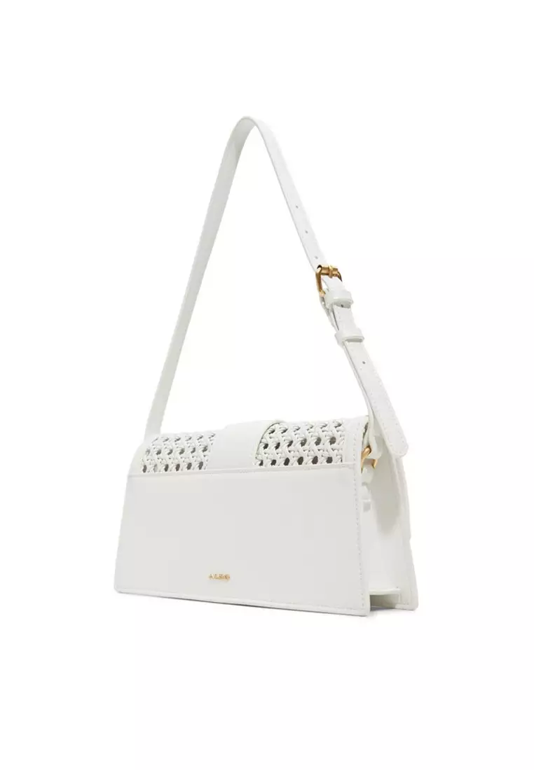 SCRE:EN ＜MINI SHOULDER BAG＞　white Gucci Horsebit 1955 Aura mini shoulder bag in white leather