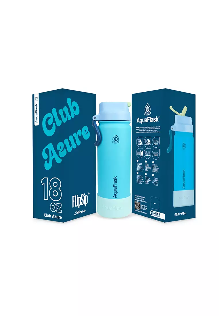 18oz Club Azure Colorwave Flip Sip Lid Collection
