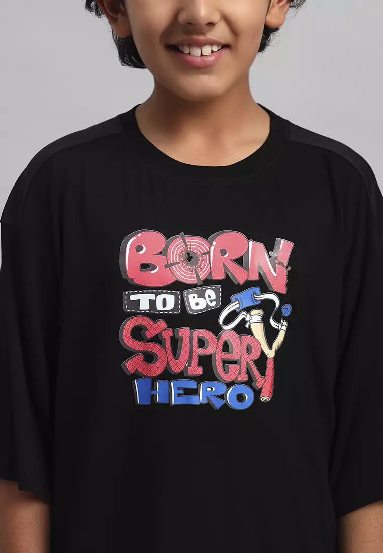 Kaos Bambu Mode Superhero