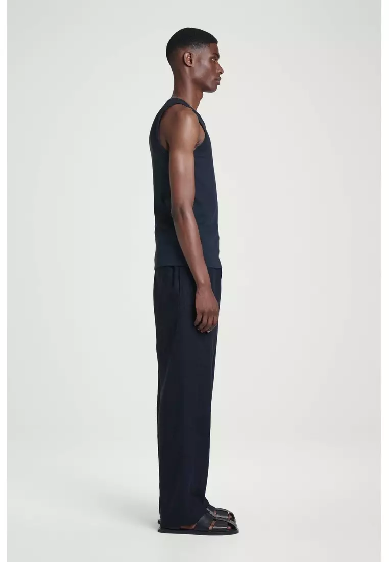 SLIM RIBBED COTTON TANK TOP