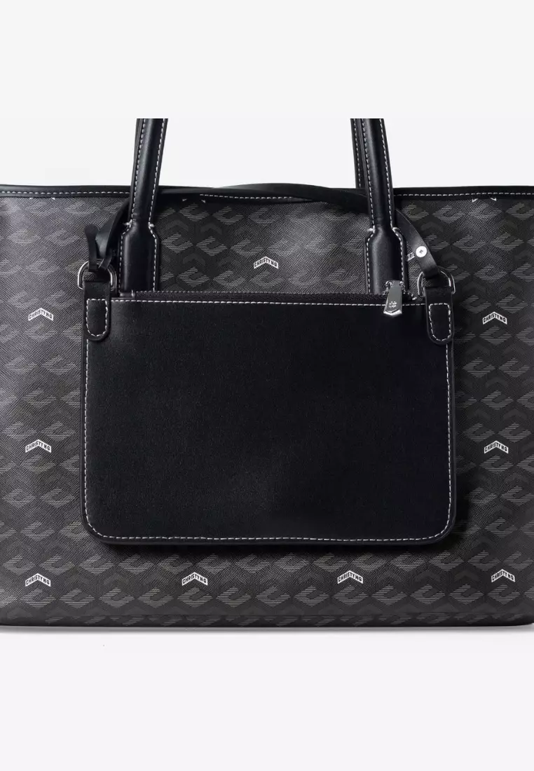 Russo Large Monogram Tote Limited Edition Black