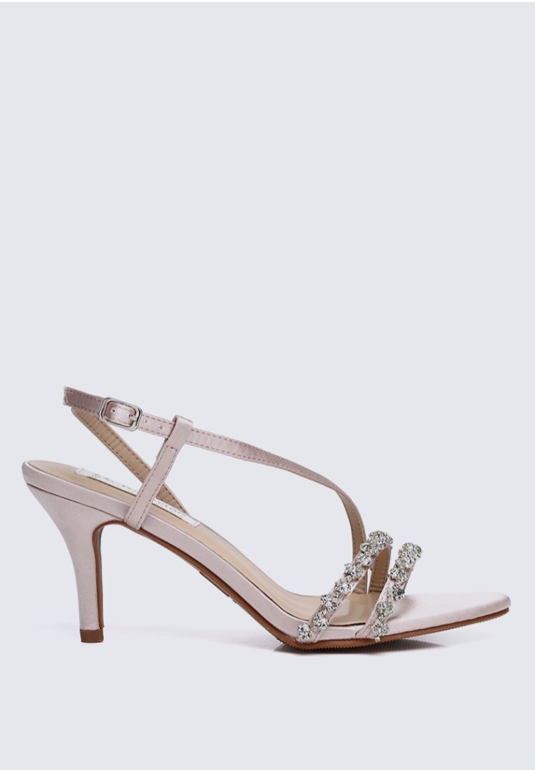 My Ballerine Angeline Comfy Heels In Nude