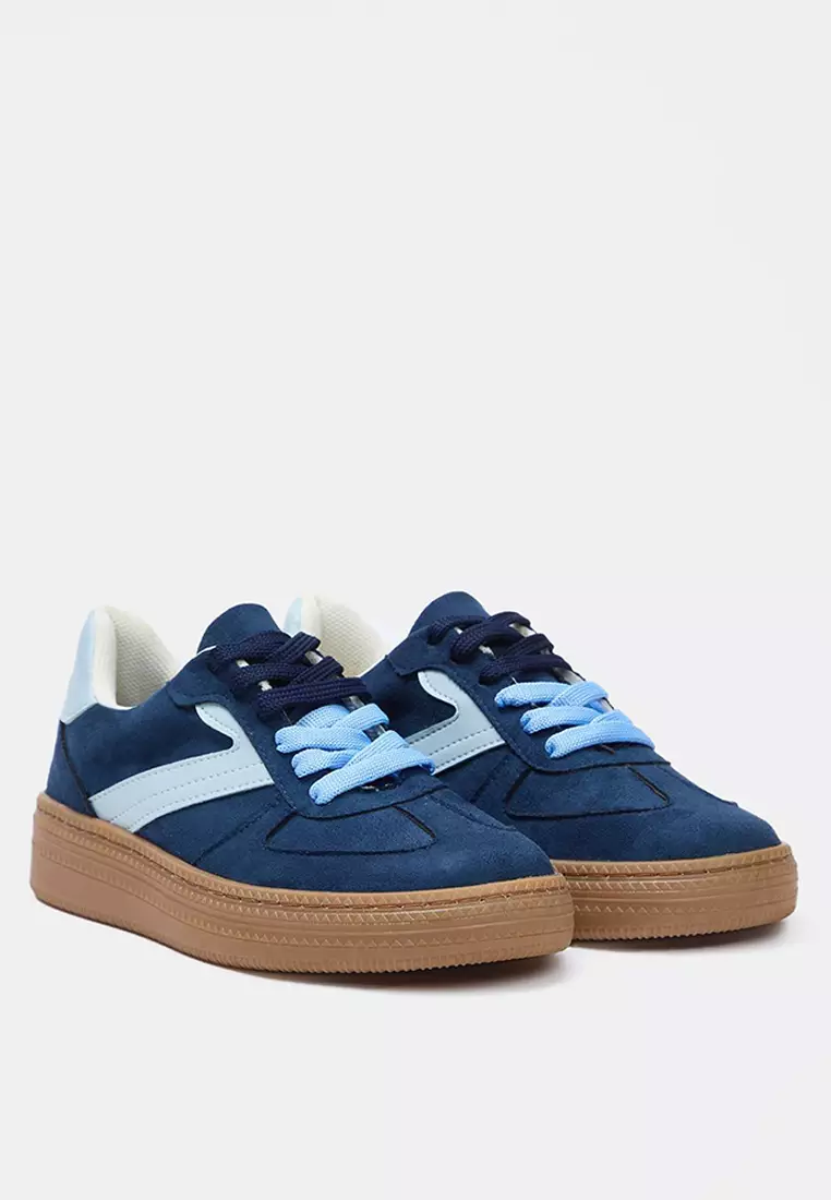 Retro Double Lace-Up Sneakers