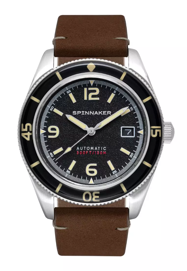 Buy Spinnaker Spinnaker Men's 43mm Fleuss Automatic Watch With Brown ...