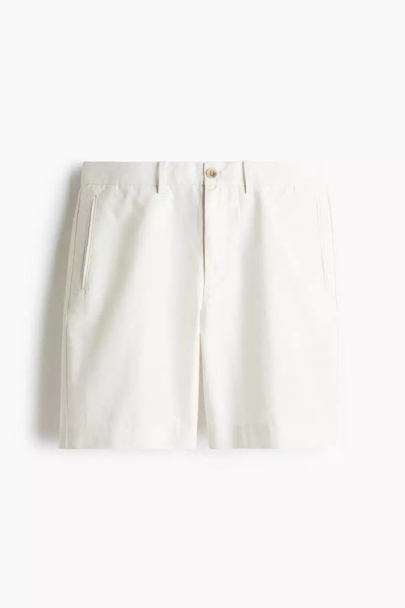 Regular Fit Lyocell-blend chino shorts