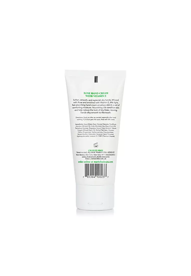 Buy Mario Badescu MARIO BADESCU Hand Cream with Vitamin E Rose 85g