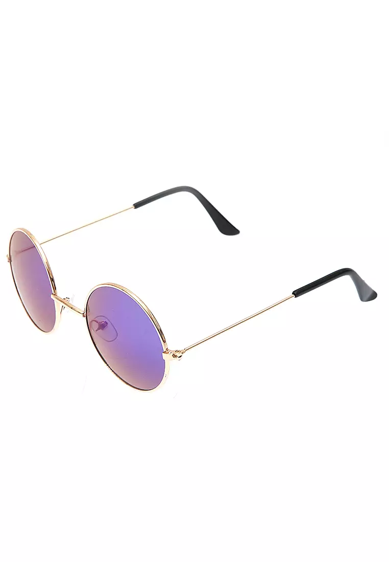 Enzio Kacamata Anak Pria UV Protection Sunglasses Kids Round Design Frame Material Alloy ORIGINAL - Green