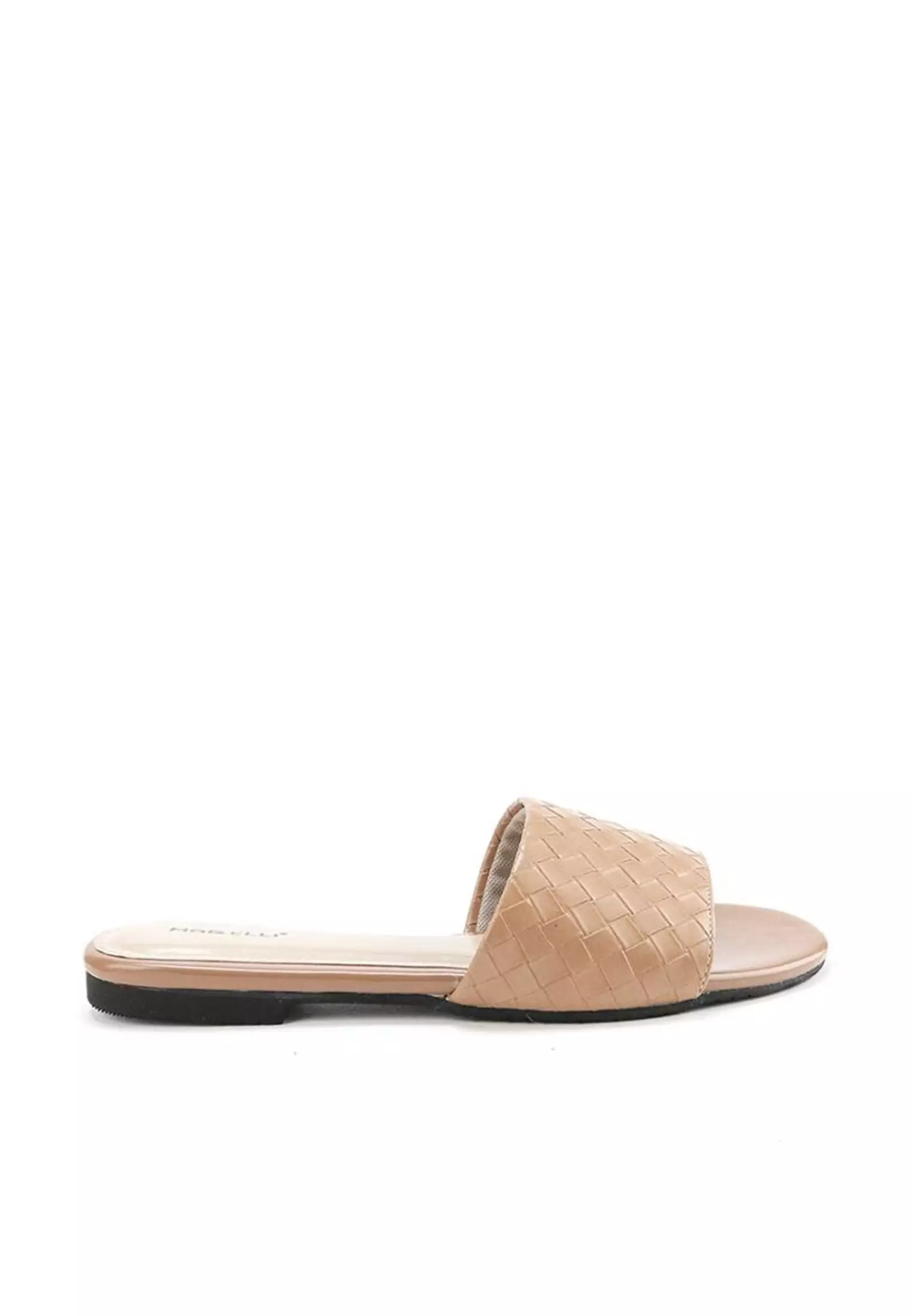 Kagura Sandal wanita Flat Slip On