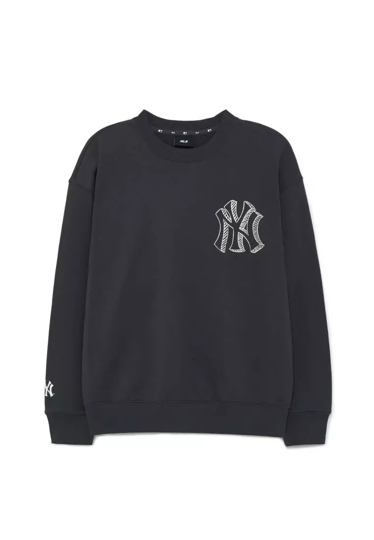 MLB BASIC MEGA LOGO OVERFIT SWEATSHIRTS NEW YORK YANKEES