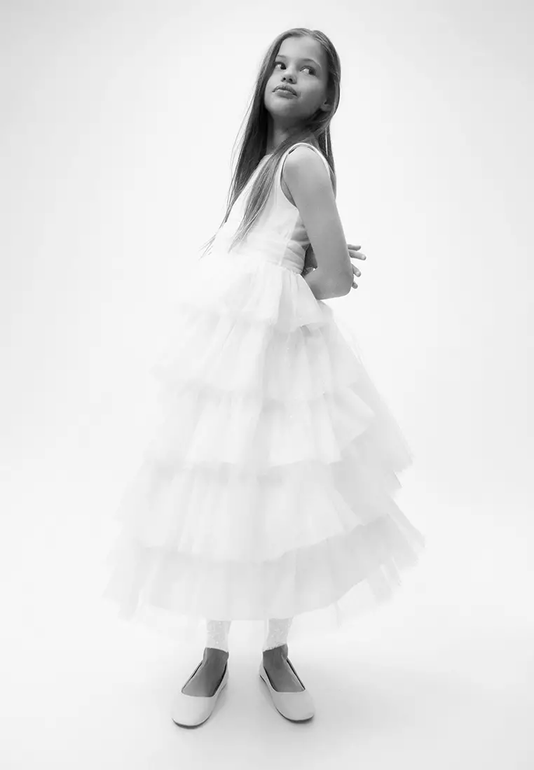Mango tulle dress online