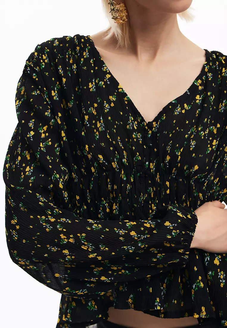 Desigual Woman Floral print blouse.