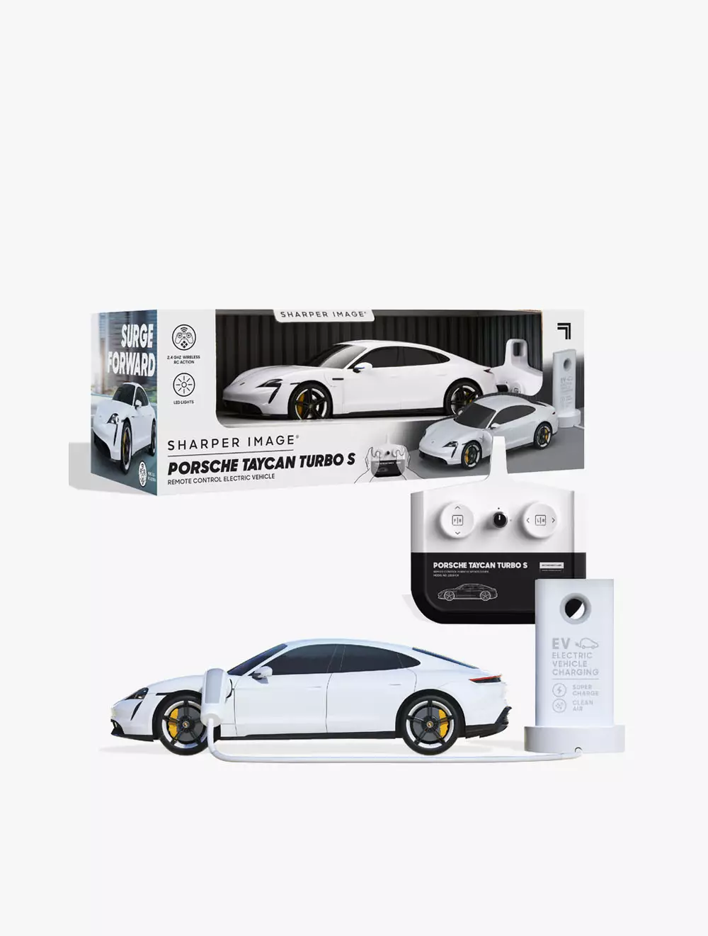 Discovery Sharper Image Toy RC Porsche Taycan Turbo S 1:20 - DCP1212010101 - Multicolor