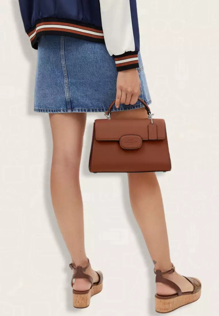 Coach Eliza Top Handle Bag Redwood