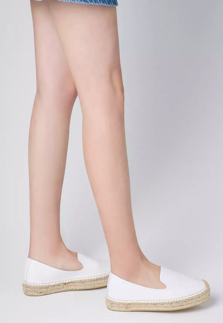 Platform Cow Leather Espadrilles HB7101