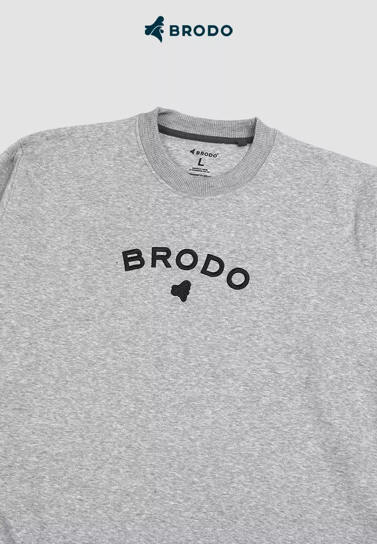 BRODO - Arch Crewneck Misty Grey