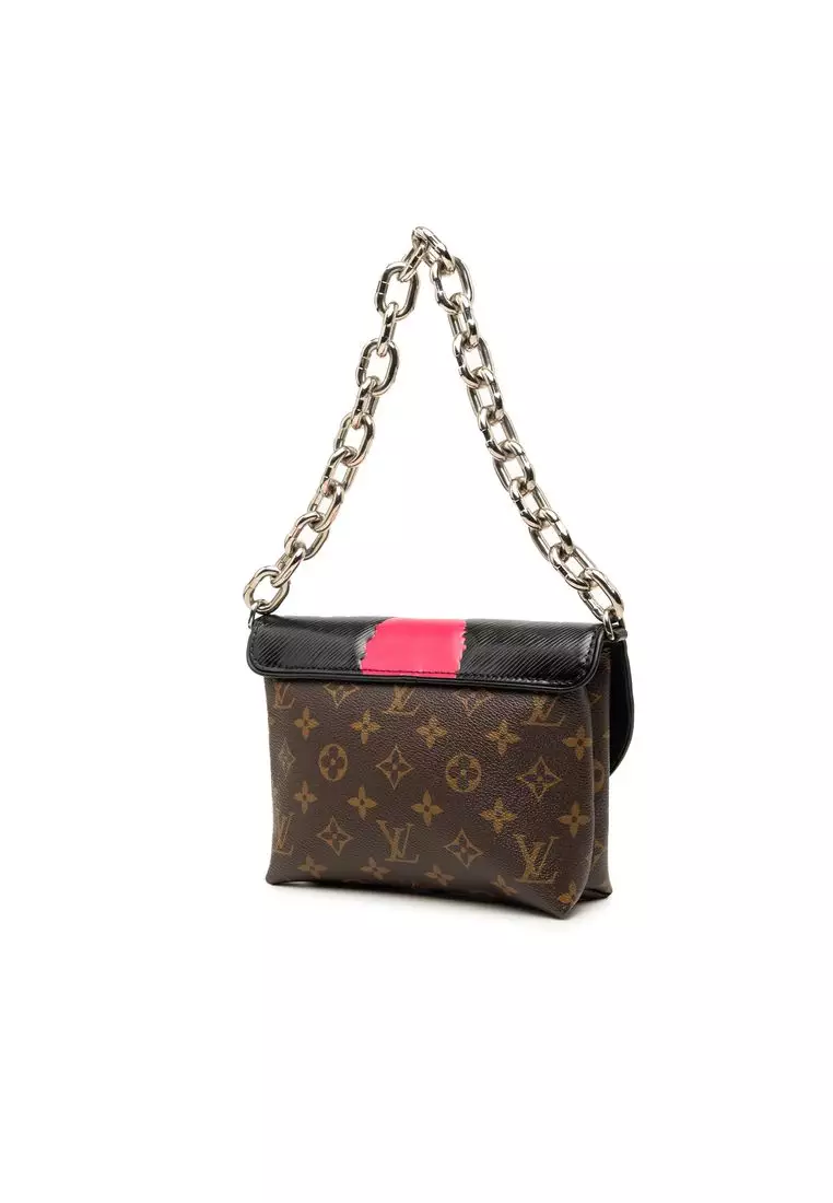 Pre-Loved Louis Vuitton Monogram And Epi Printed Kabuki Masks Pochette