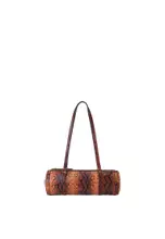 Snake Embossed Camel