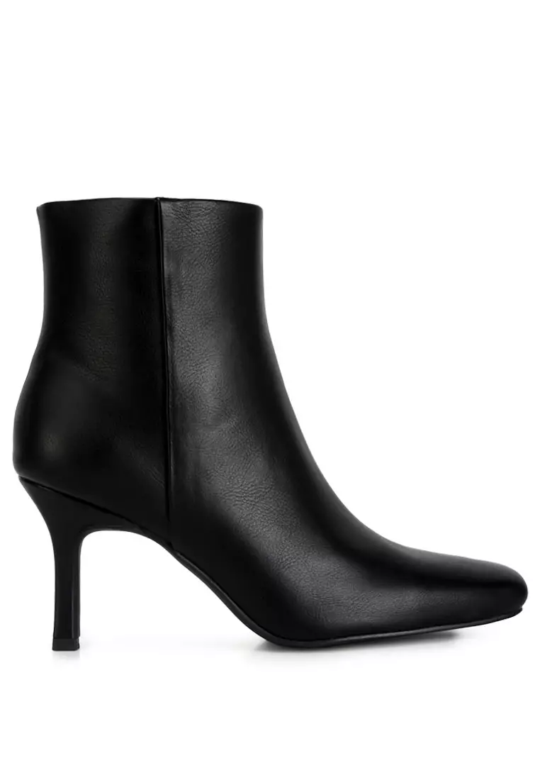 Discount on London Rag  shoes - SKU: Black High Ankle Stiletto Boots